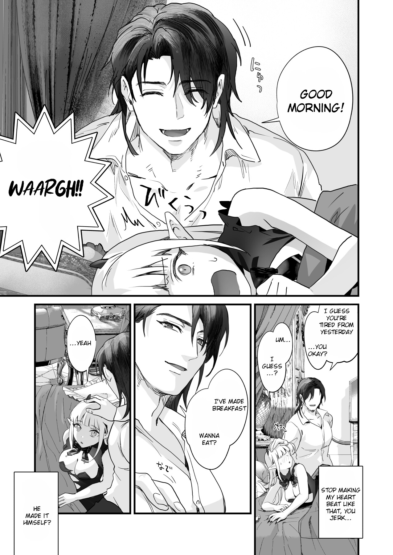 Hentai Manga Comic-A mysterious exorcist falls in love with a reincarnated succubus and risks his life-Read-54